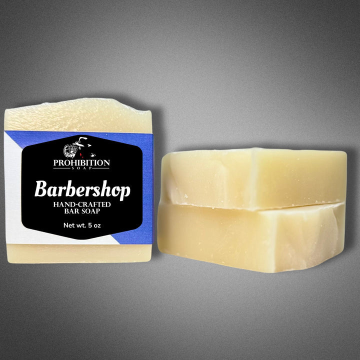 barbershop handmade natural soap - prohibitionsoap.com