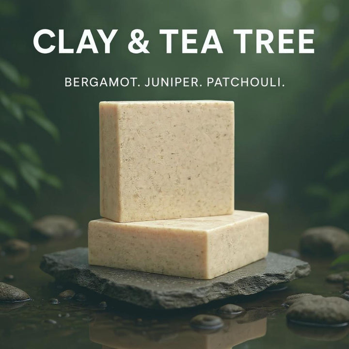 Clay and Tea Tree Soap for Men