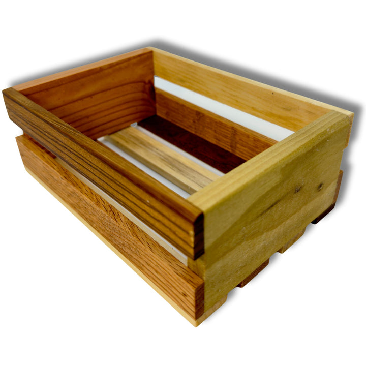 Colorful Wood Finished Crate