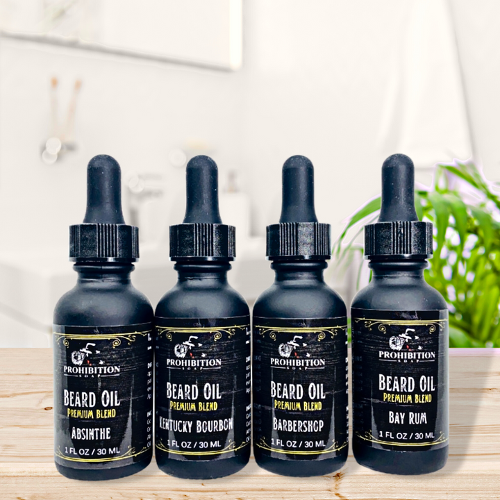 Prohibition Beard Oil 4-Pack