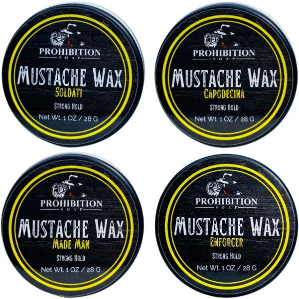 Welcome to the Family Mustache Wax 4 Pack