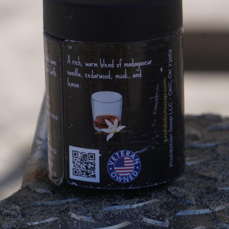 Bourbon and Vanilla Beard Butter - prohibitionsoap.com