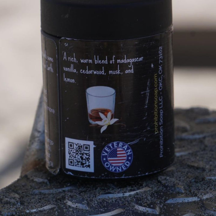 Bourbon and Vanilla Beard Butter - prohibitionsoap.com