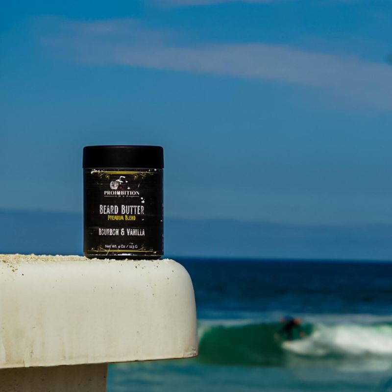 Bourbon and Vanilla Beard Butter - prohibitionsoap.com