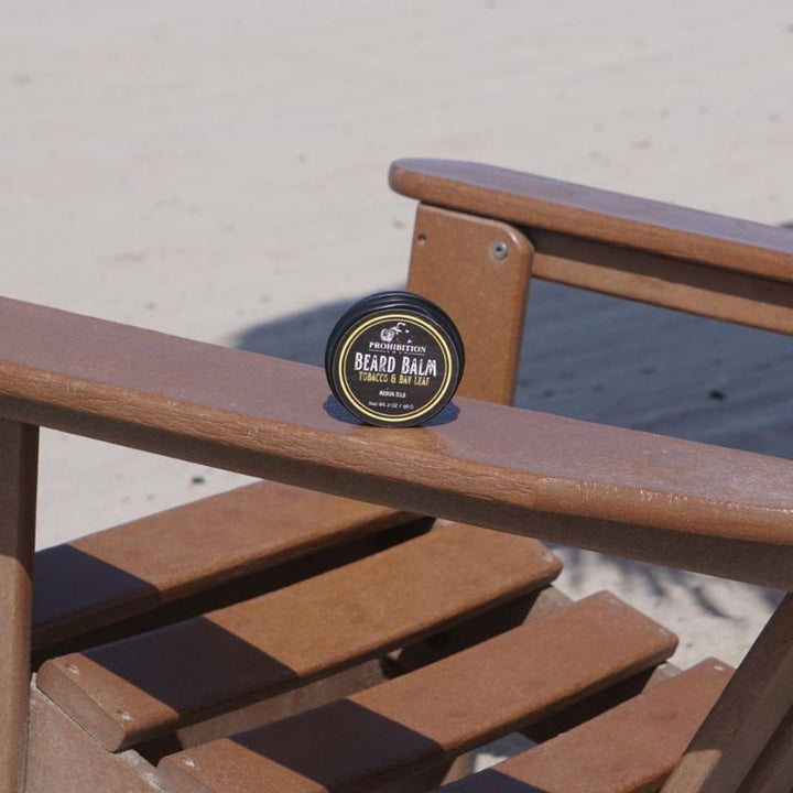 Tobacco and Bay Leaf Beard Balm - prohibitionsoap.com