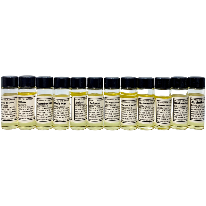 Beard Oil Sample - prohibitionsoap.com
