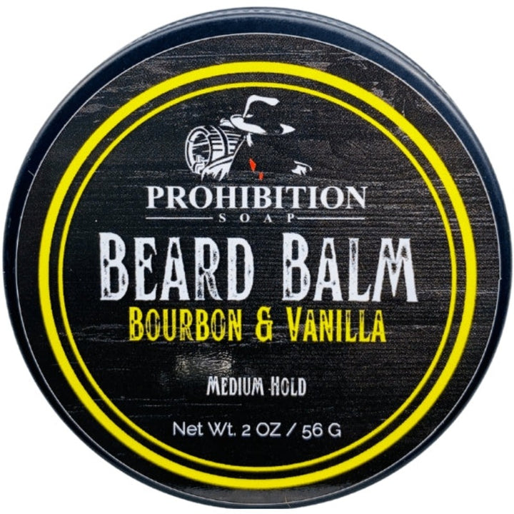 Bourbon and Vanilla Beard Balm - prohibitionsoap.com