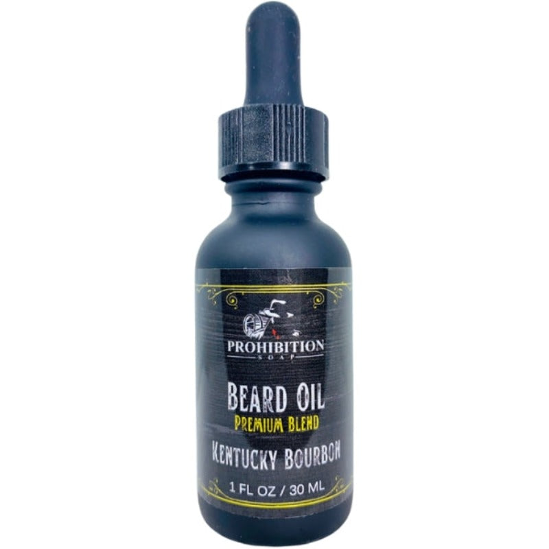Kentucky Bourbon Beard Oil - prohibitionsoap.com