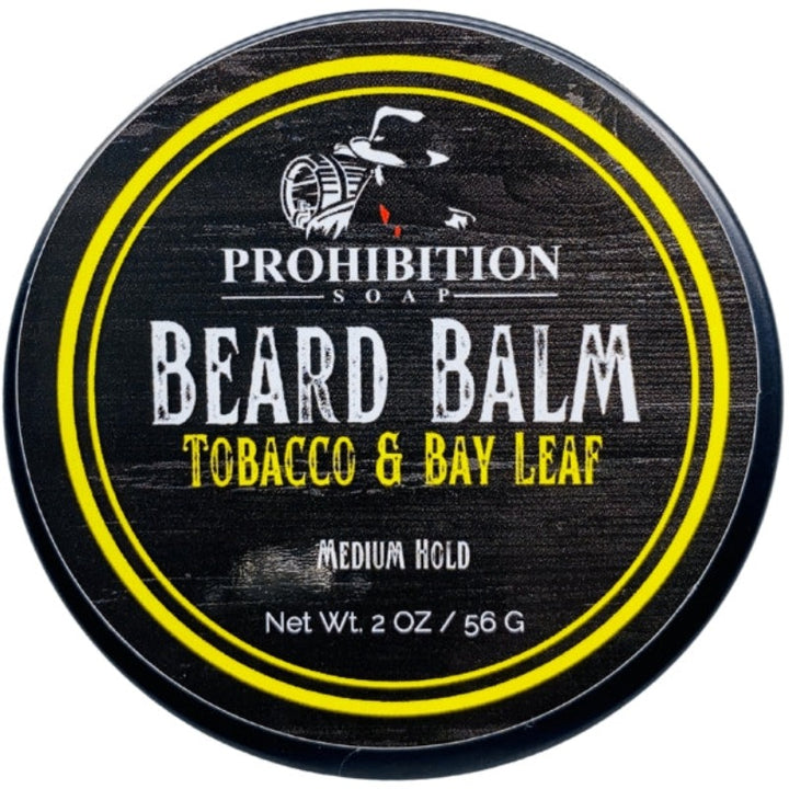 Tobacco and Bay Leaf Beard Balm - prohibitionsoap.com