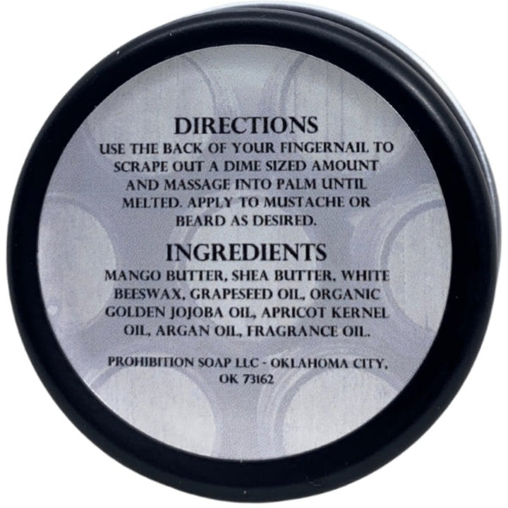 Kentucky Bourbon Mustache Wax - prohibitionsoap.com