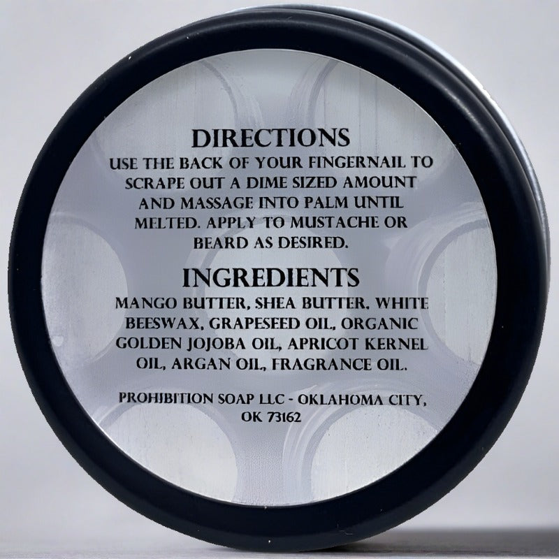 Absinthe Mustache Wax - prohibitionsoap.com