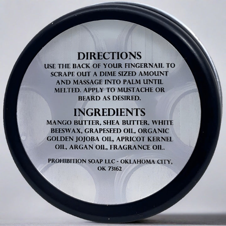 Absinthe Mustache Wax - prohibitionsoap.com