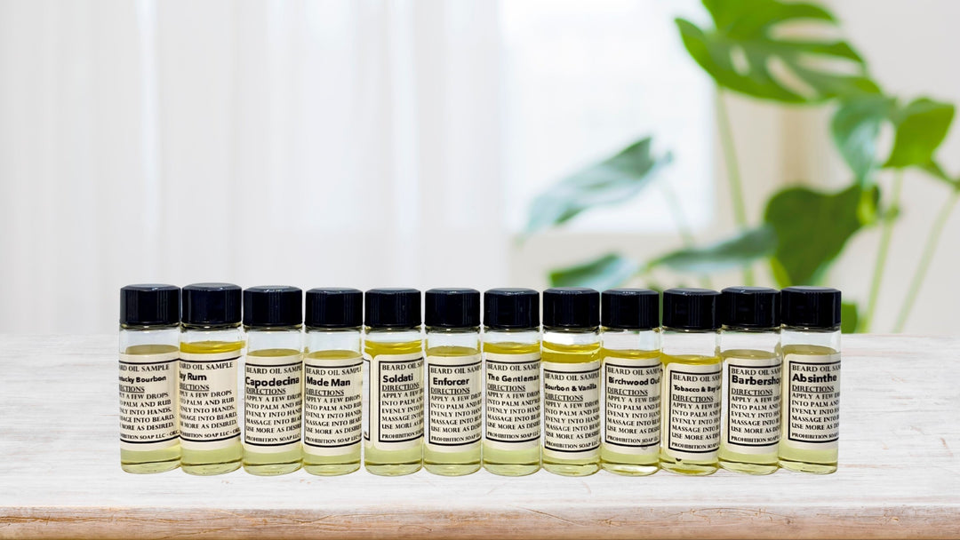 Beard Oil Samples