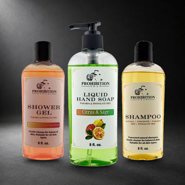 Liquid Soap, Shower Gel, & Shampoo