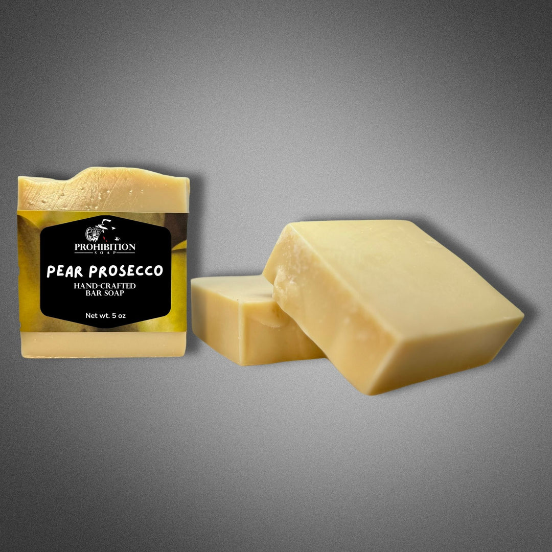 Pear Prosecco Handmade Bar Soap - prohibitionsoap.com