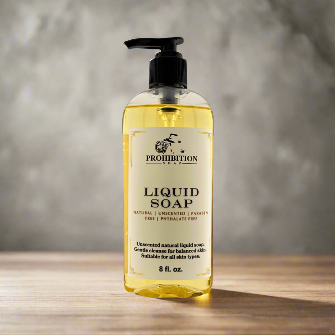 All natural liquid hand soap unscented - prohibitionsoap.com