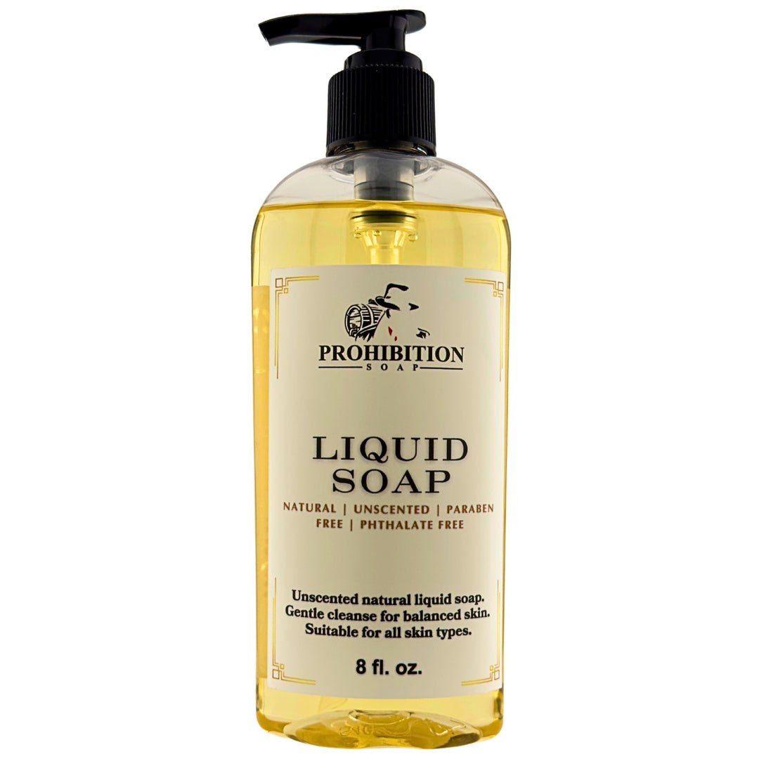 All natural liquid hand soap unscented - prohibitionsoap.com