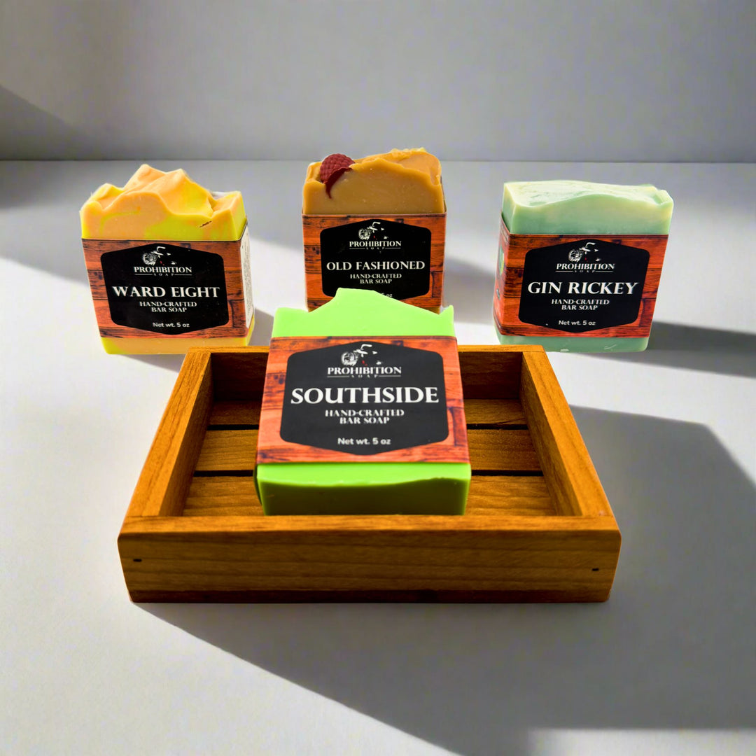 Prohibition Era Bar Soap Gift Set - prohibitionsoap.com