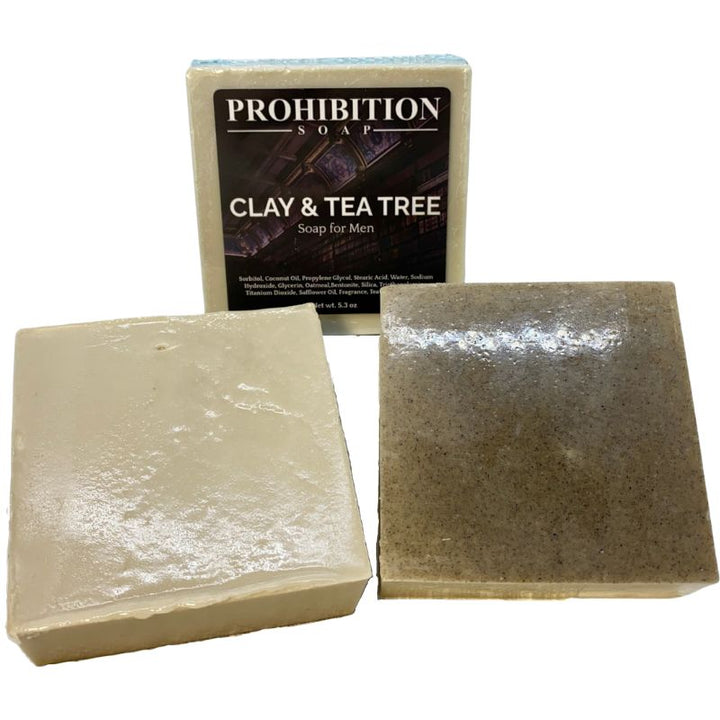 Clay and Tea Tree Soap for Men