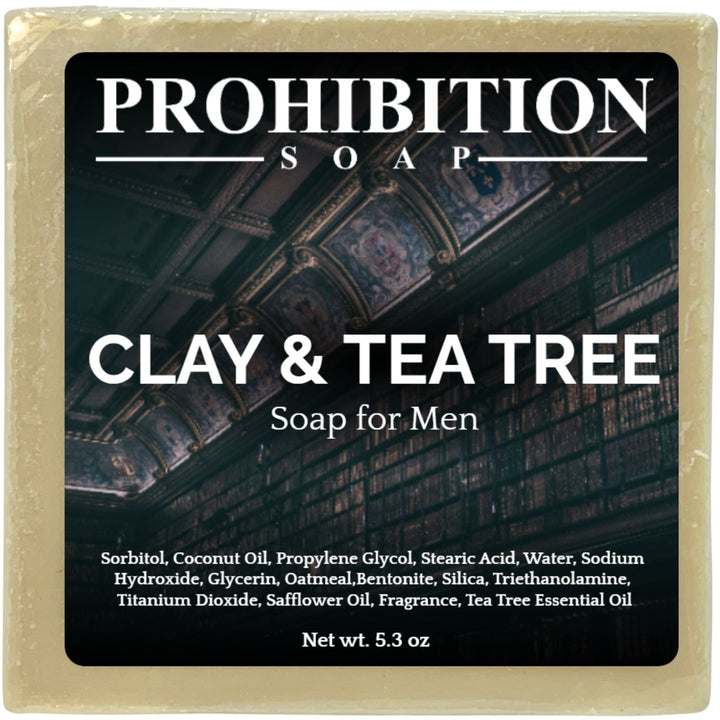 Clay and Tea Tree Soap for Men