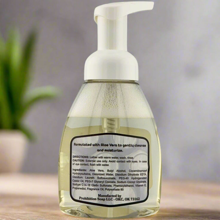 Prohibition Soap foaming aloe vera hand soap