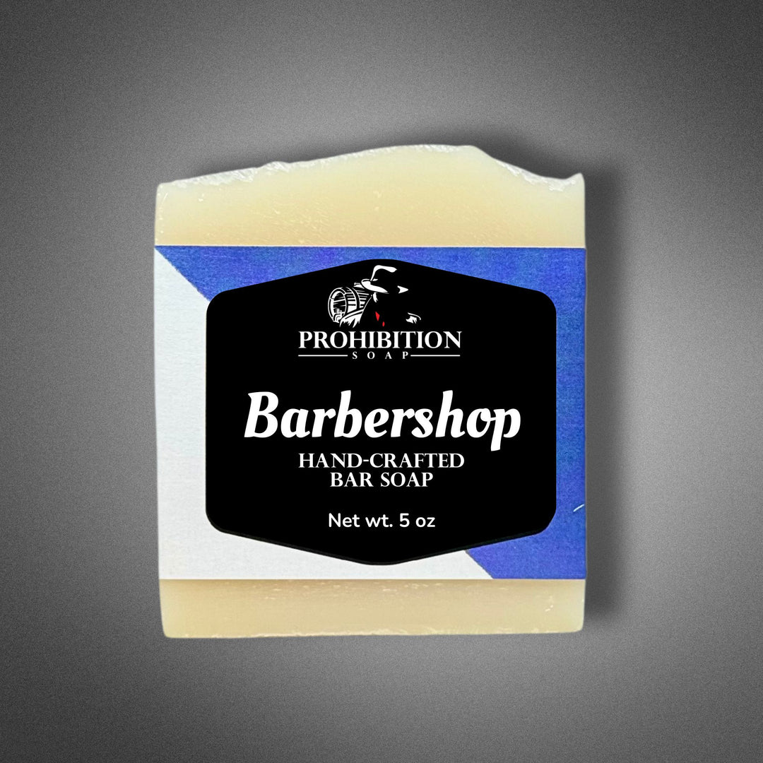 barbershop handmade natural soap - prohibitionsoap.com