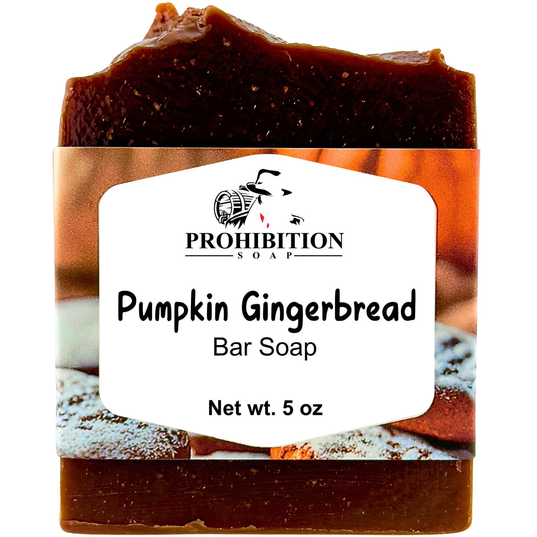 Pumpkin Gingerbread Bar Soap - prohibitionsoap.com