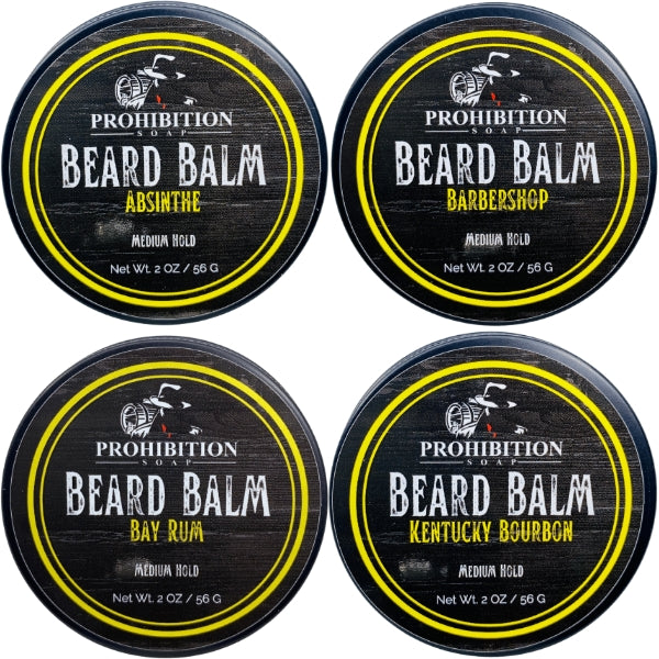 Prohibition Beard Balm 4 Pack