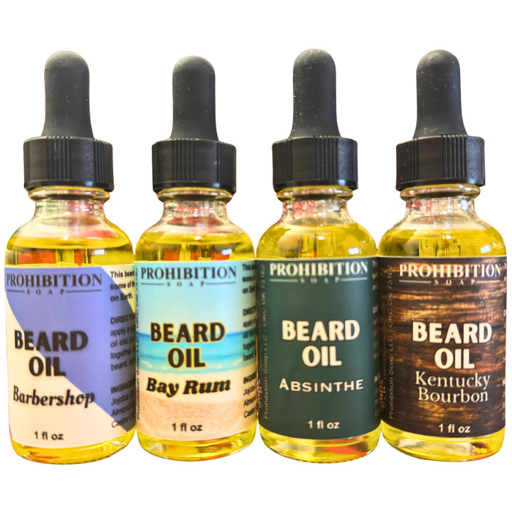 Prohibition Beard Oil 4-Pack