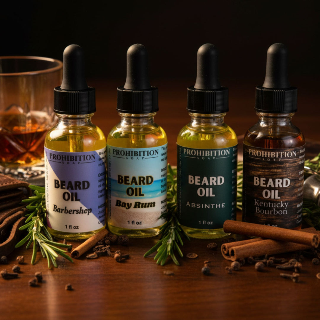 Prohibition Beard Oil 4-Pack