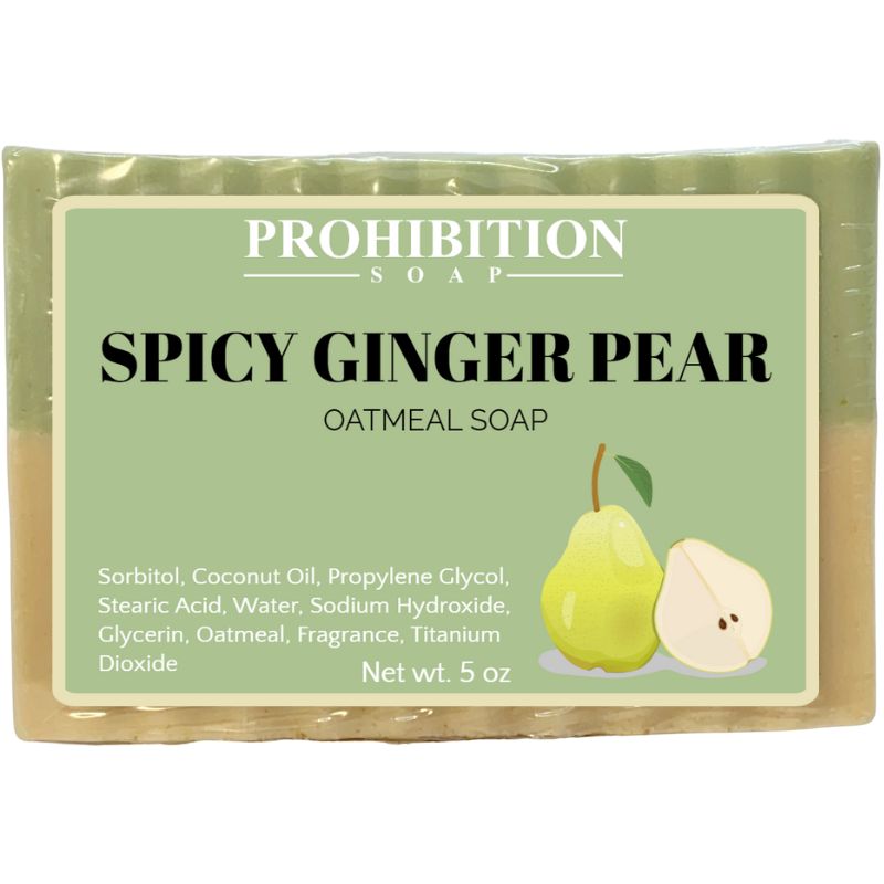 Spicy Ginger Pear Oatmeal Soap