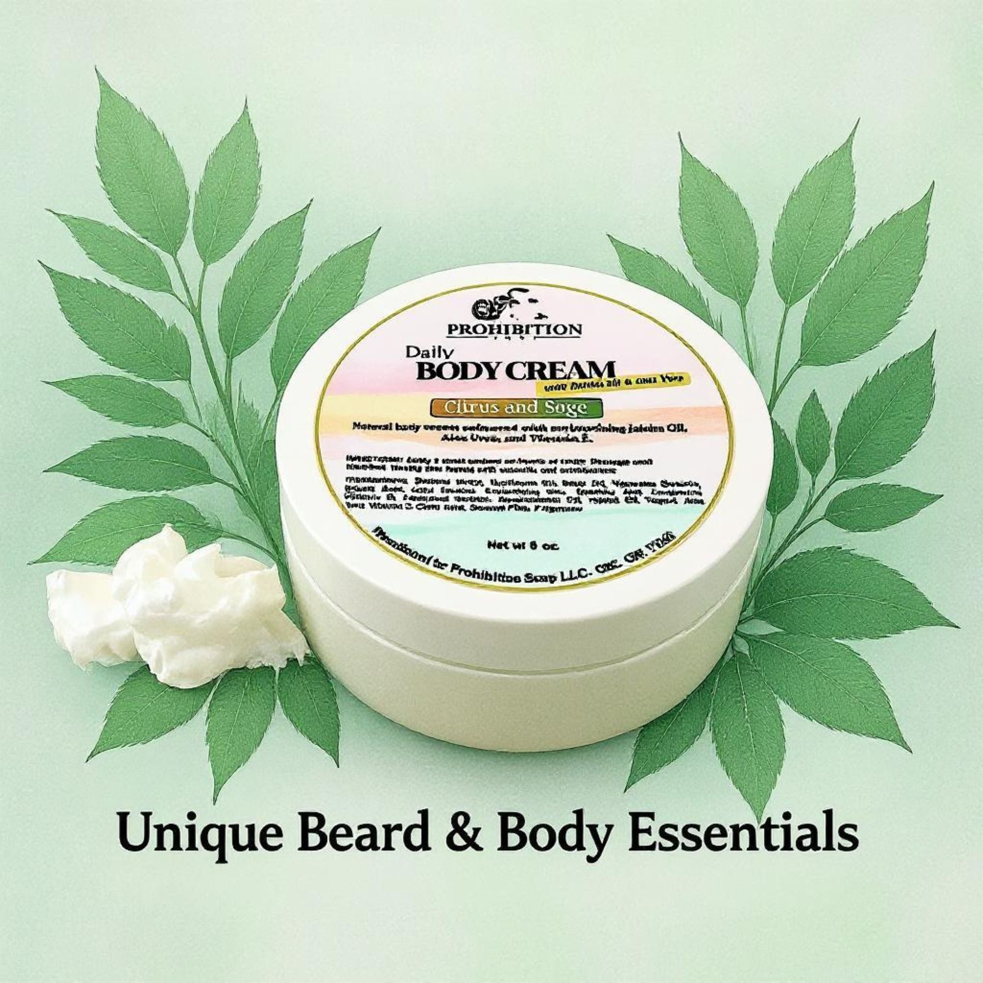 Daily Body Cream - Handcrafted Natural Moisturizer – Prohibition Soap