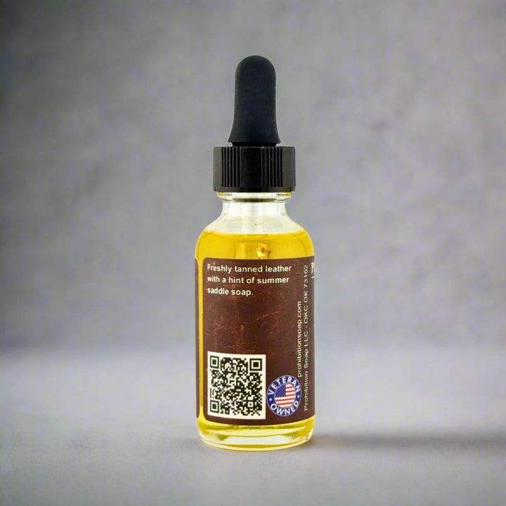 Bottle of liquid with a dropper on a gray background