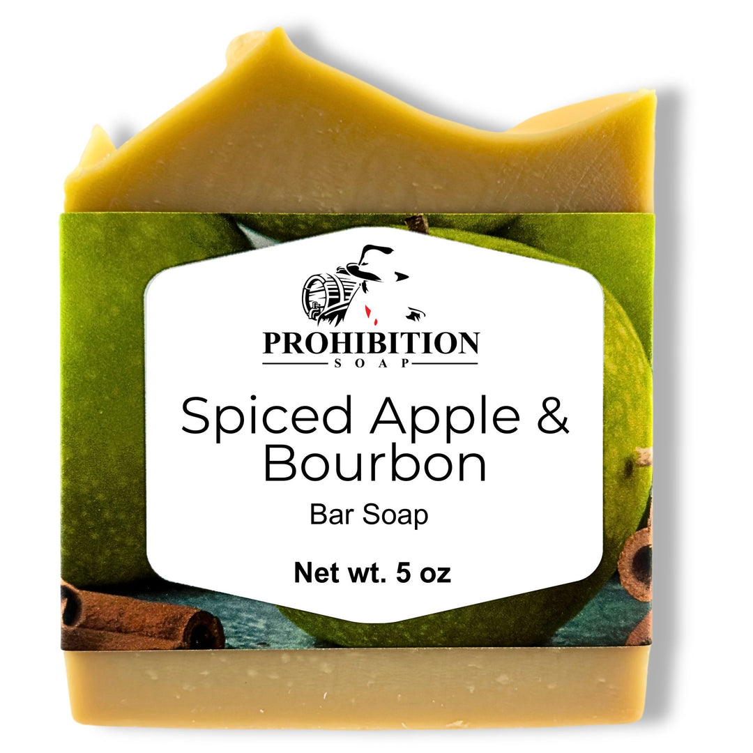 Spiced Apple & Bourbon Bar Soap - prohibitionsoap.com