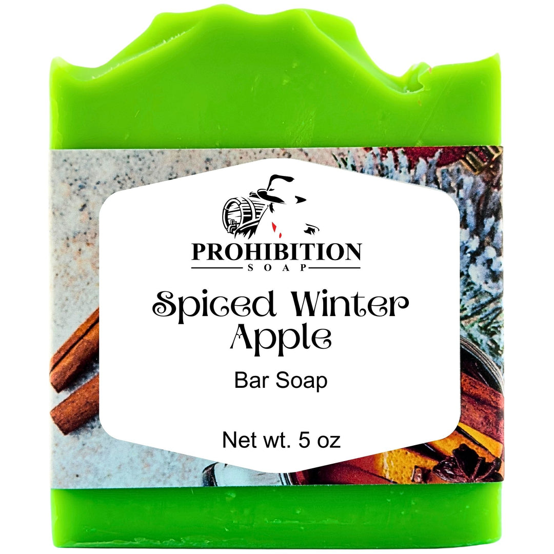 Spiced Winter Apple Bar Soap - prohibitionsoap.com