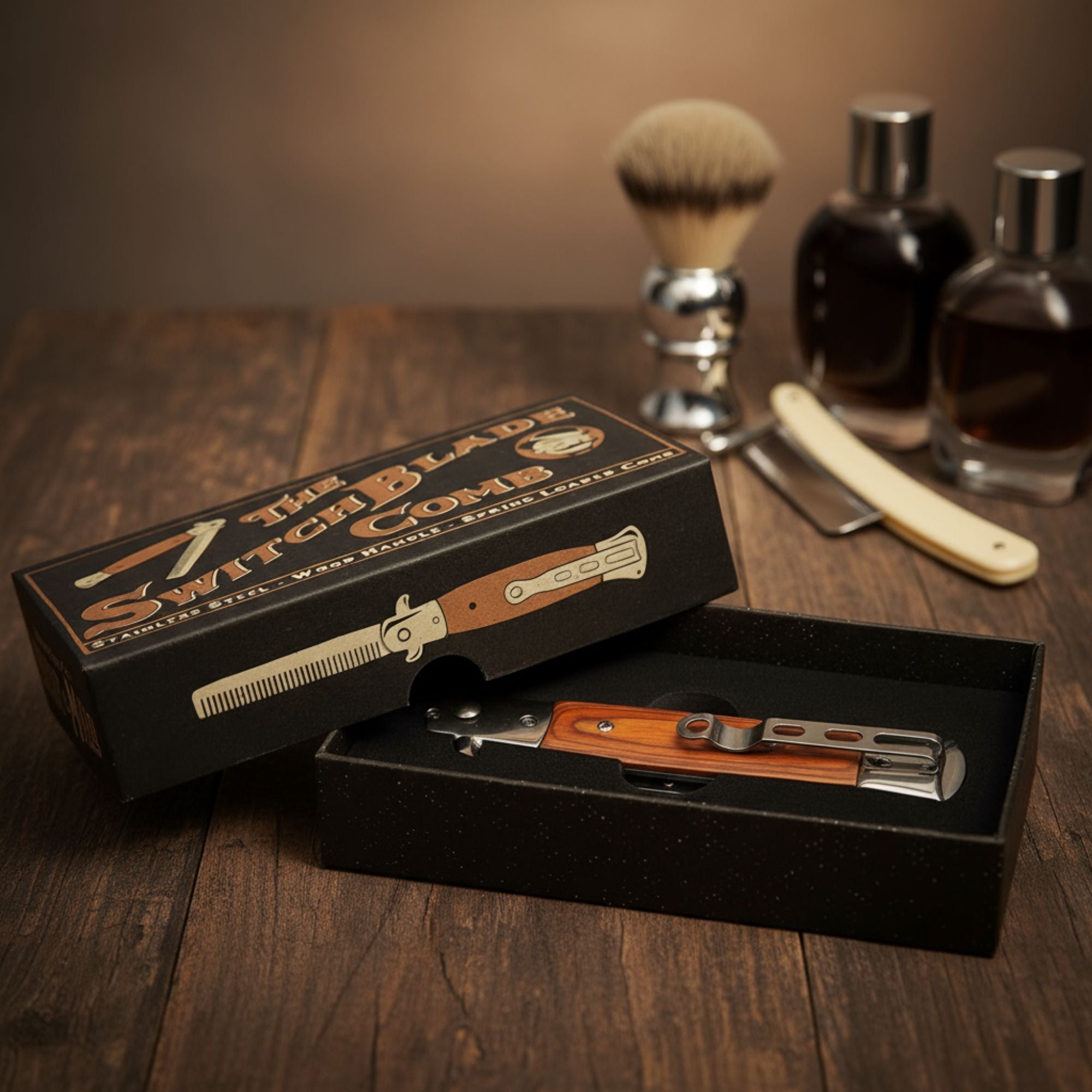 Genuine SwitchBlade Comb – Prohibition Soap