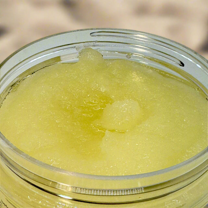 Margarita Sugar Scrub Open On A Sandy Beach - prohibitionsoap.com