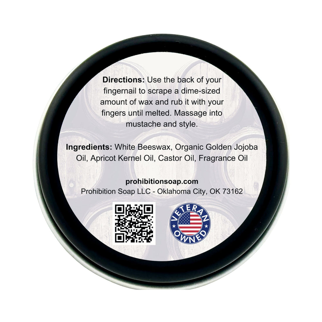 Back of a container with directions and product details on a white background
