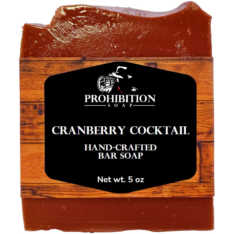Cranberry Cocktail Bar Soap - prohibitionsoap.com