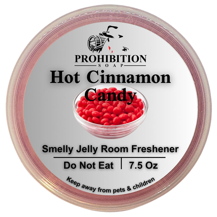 Hot Cinnamon Candy Smelly Jelly Room Freshner - prohibitionsoap.com