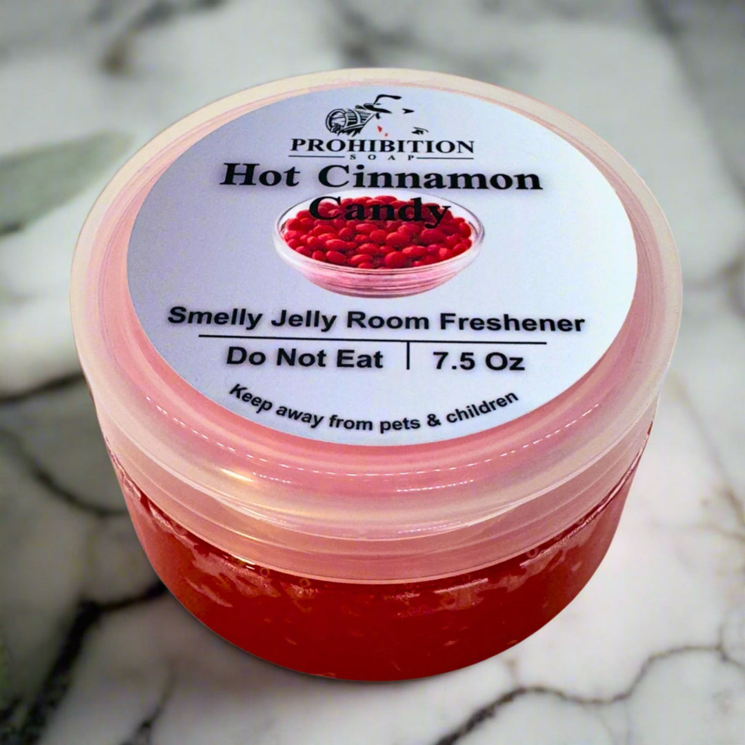 Hot Cinnamon Candy Smelly Jelly Room Freshner - prohibitionsoap.com