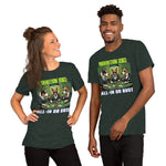 Prohibition Dogs: All-In or Bust T-shirt, Unisex