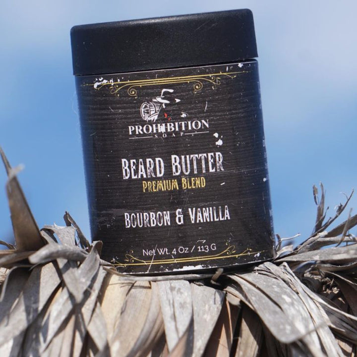 Bourbon and Vanilla Beard Butter - prohibitionsoap.com