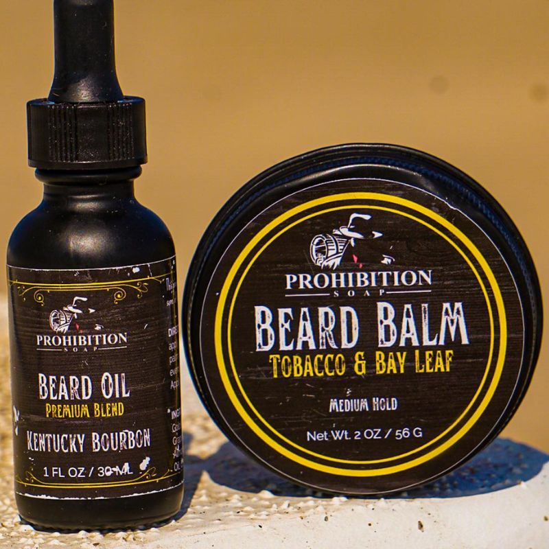 Kentucky Bourbon Beard Oil - prohibitionsoap.com