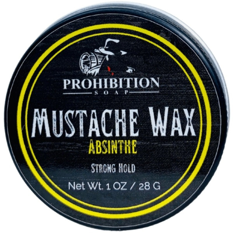 Absinthe Mustache Wax - prohibitionsoap.com