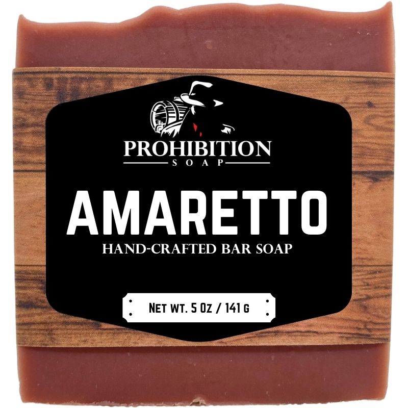 Amaretto Bar Soap - prohibitionsoap.com
