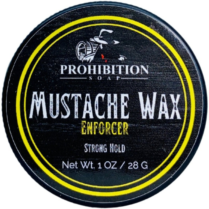Enforcer Mustache Wax - prohibitionsoap.com