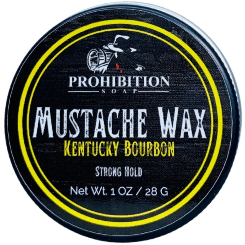 Kentucky Bourbon Mustache Wax - prohibitionsoap.com