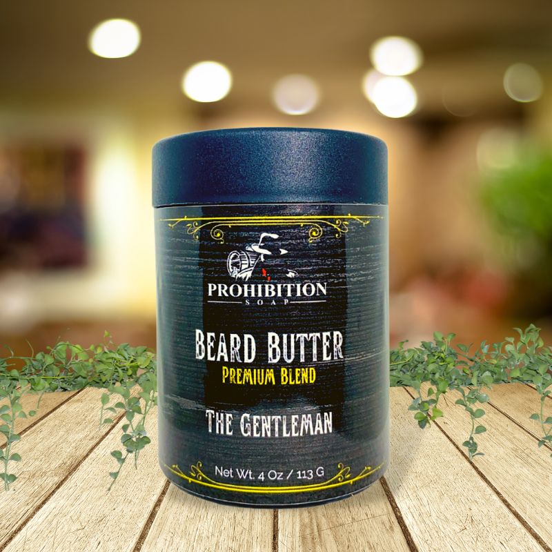 The Gentleman Beard Butter - prohibitionsoap.com