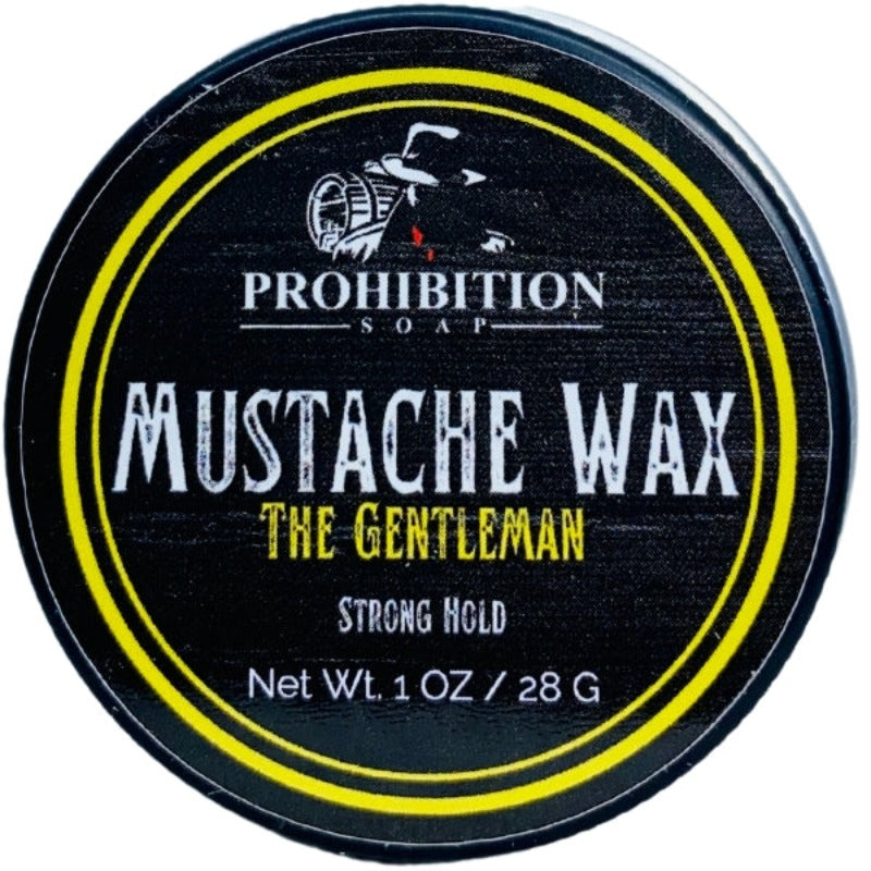 The Gentleman Mustache Wax - prohibitionsoap.com